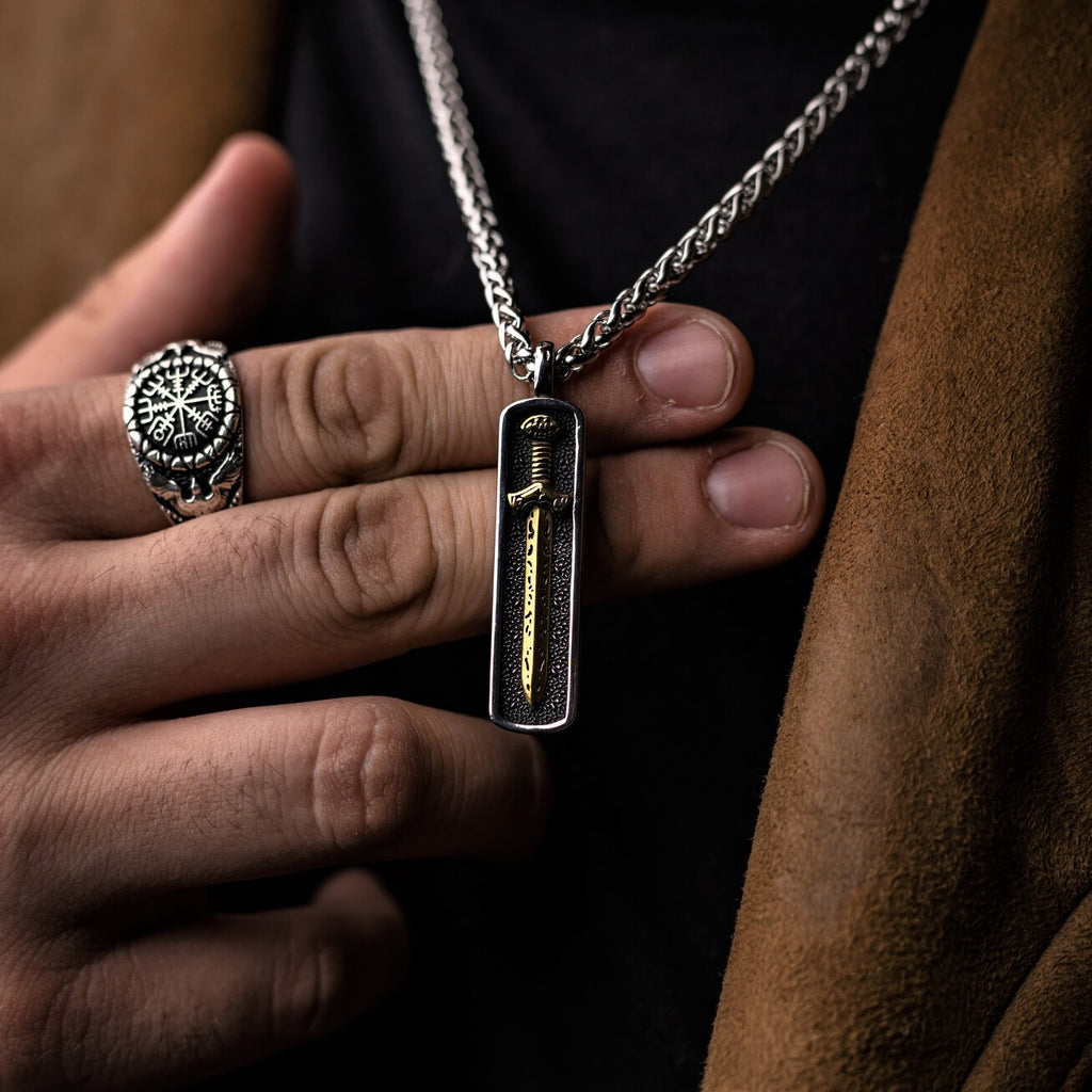 Viking Warrior Sword Necklace
