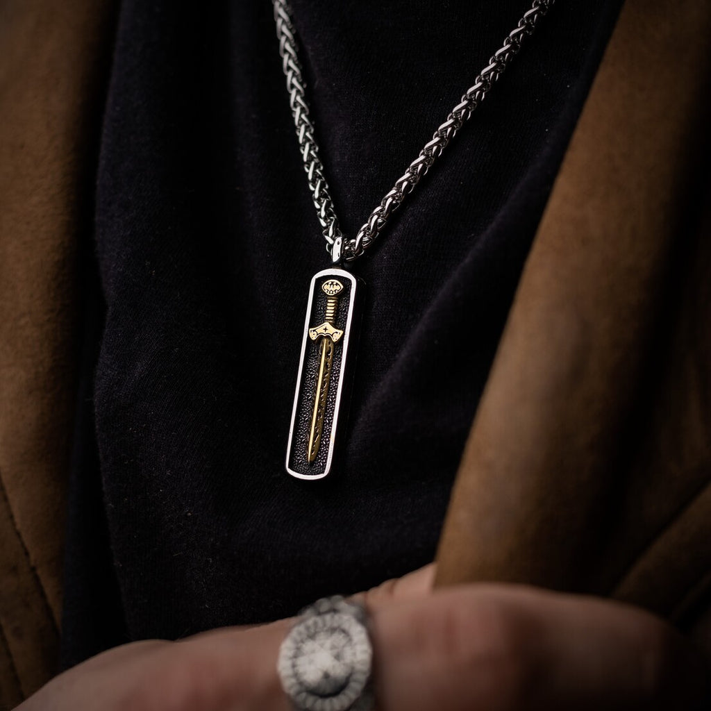 Viking Warrior Sword Necklace