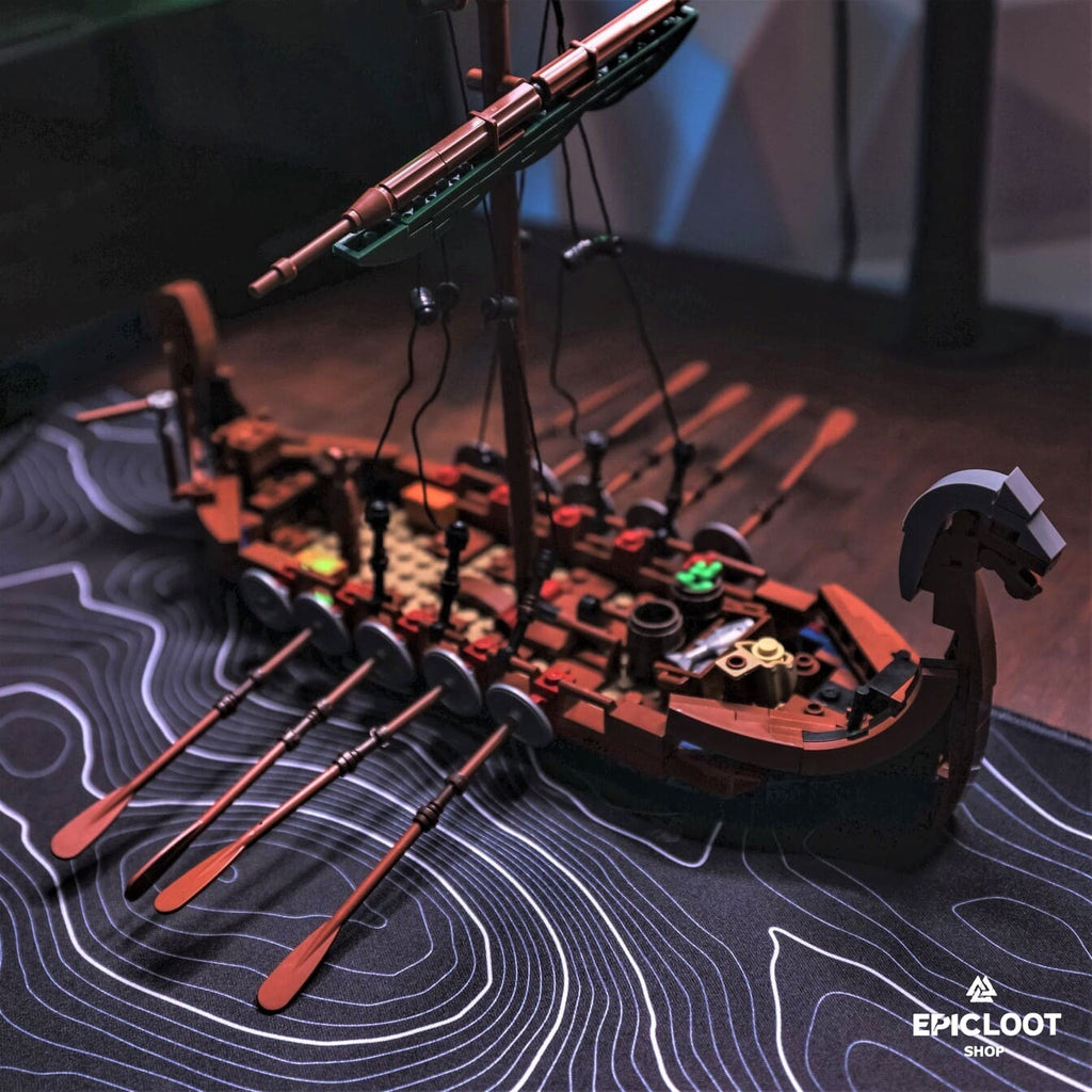 Drakkar Longship Model Building Kit - A Journey into Viking History