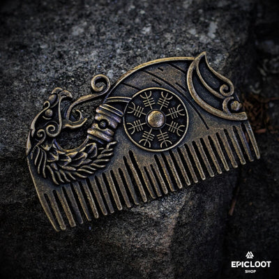 Drakkar Helm of awe shield Beard Comb