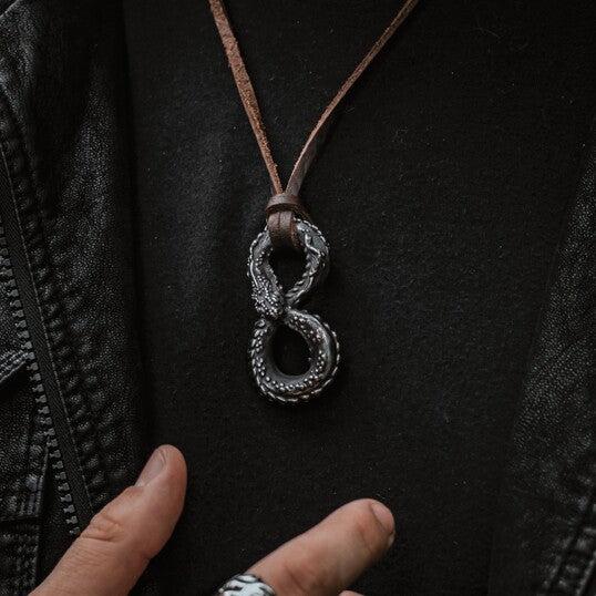 Jormungandr Snake Necklace