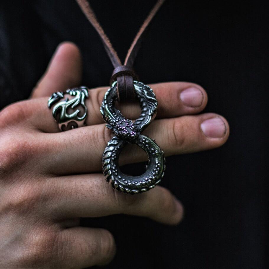 Jormungandr Snake Necklace
