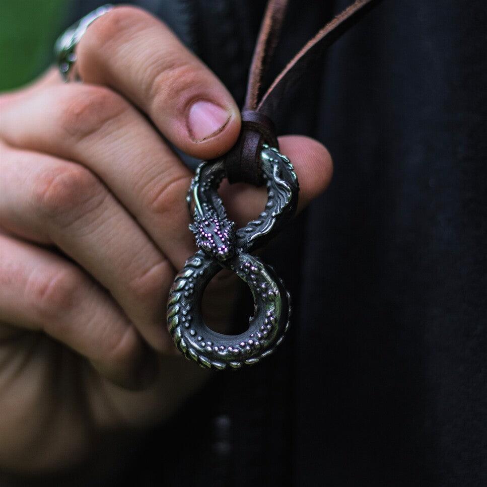 Jormungandr Snake Necklace