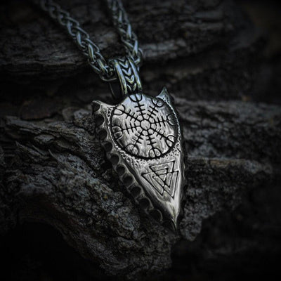 Odin's Spear Head Pendant Necklace