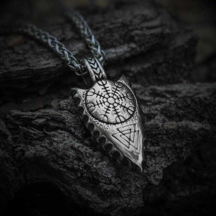 Odin's Spear Head Pendant Necklace