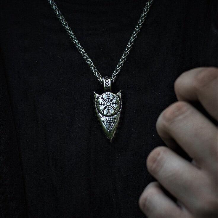 Odin's Spear Head Pendant Necklace