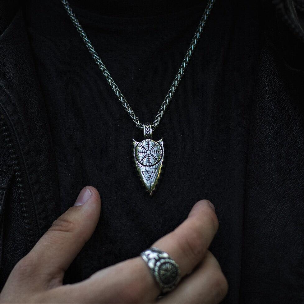 Odin's Spear Head Pendant Necklace
