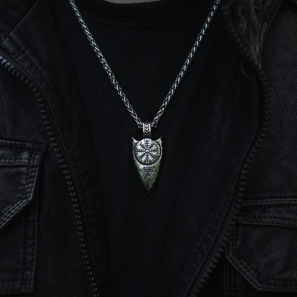 Odin's Spear Head Pendant Necklace