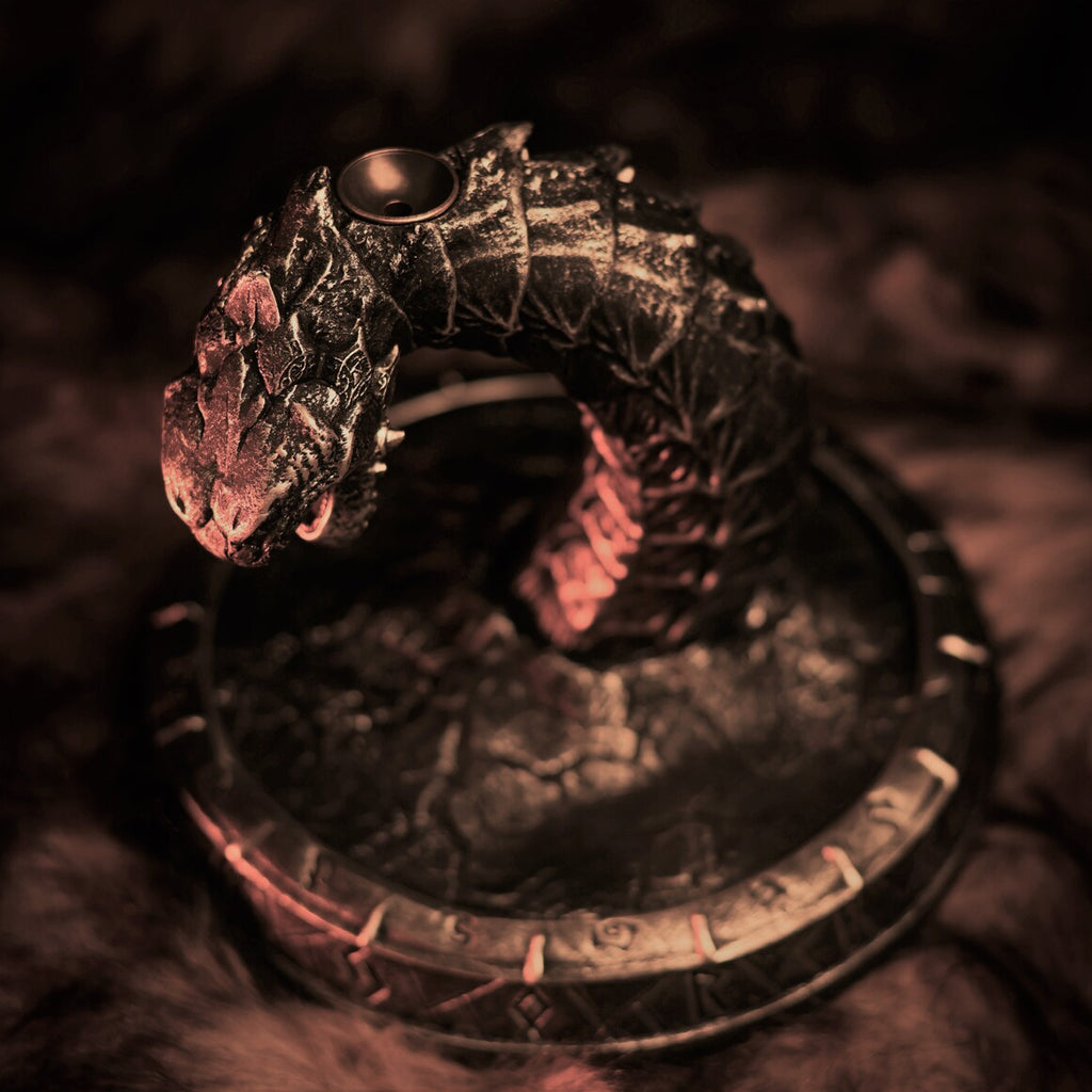 World Serpent Jormungandr Incense Burner