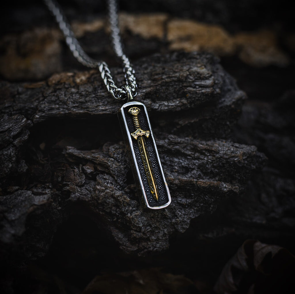 Viking Warrior Sword Necklace