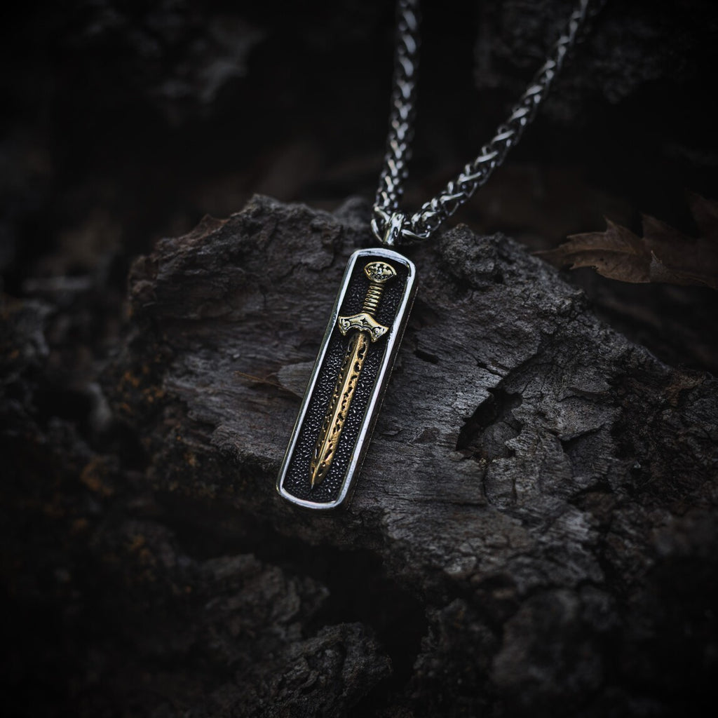 Viking Warrior Sword Necklace