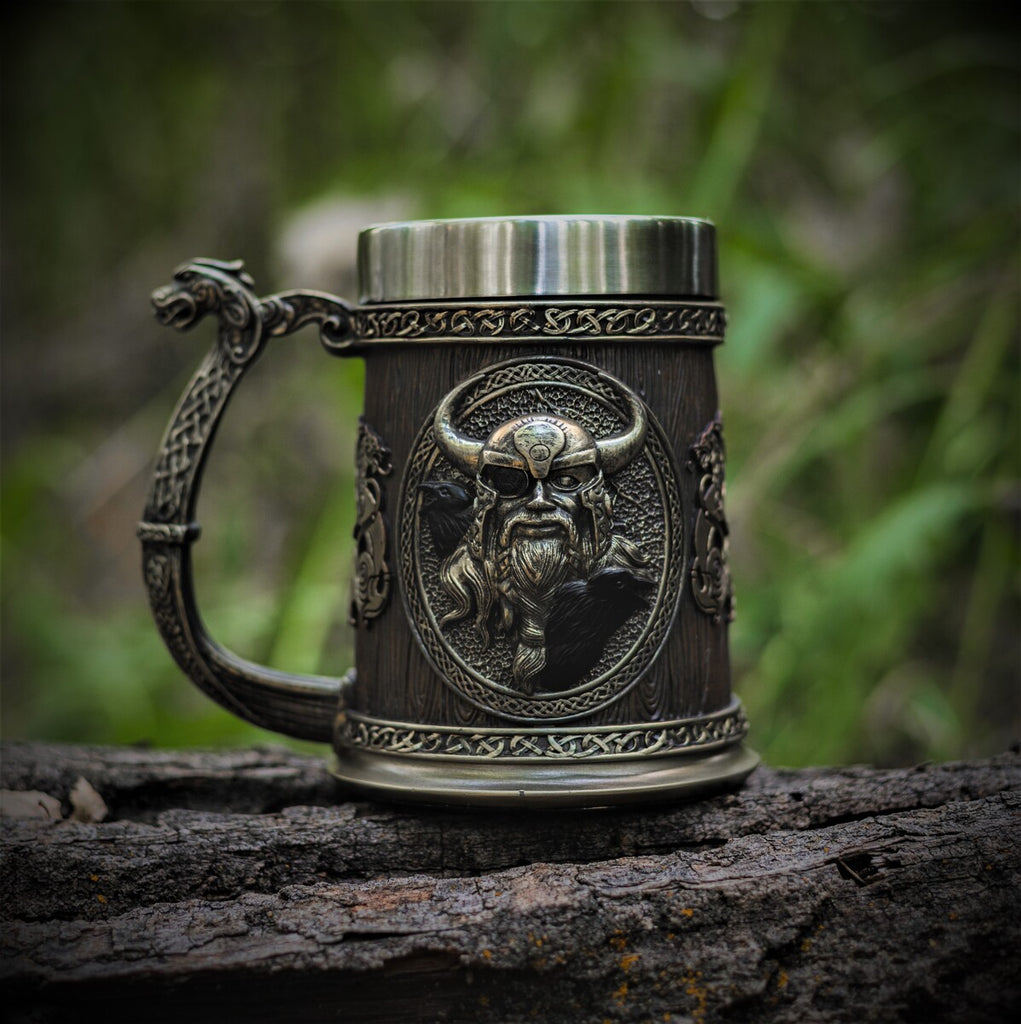 Viking Odin Drinking Mug