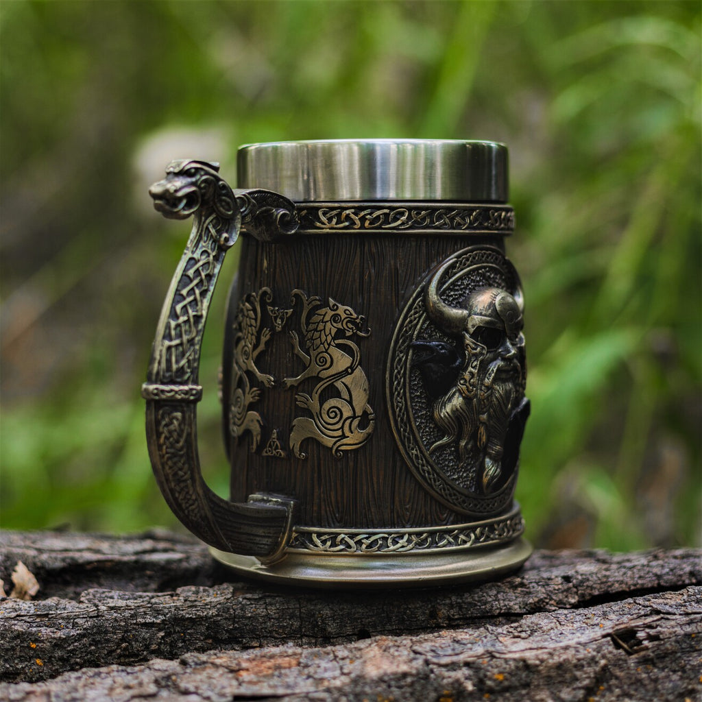 Viking Odin Drinking Mug