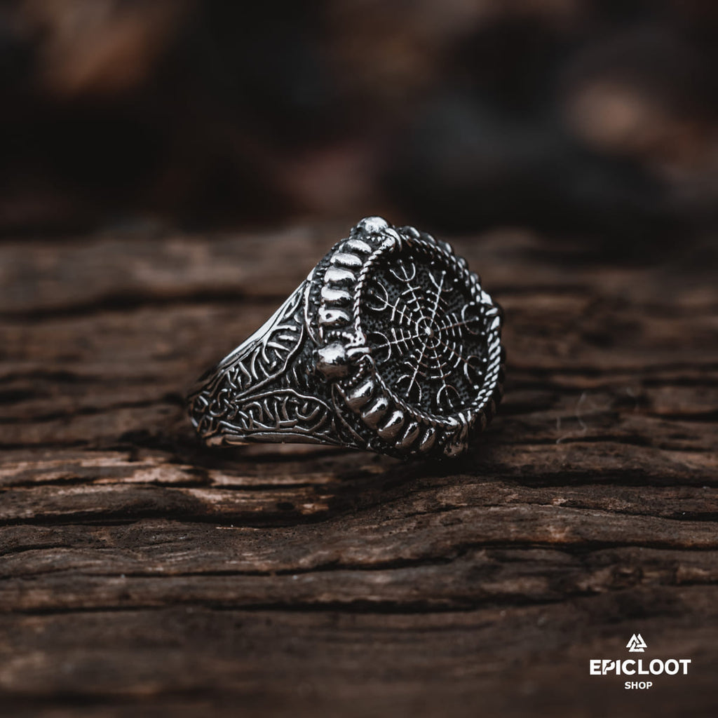Norse Symbol The helm of awe Ring