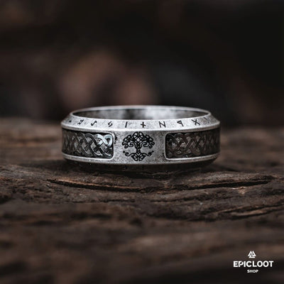 Yggdrasil Runic Ring