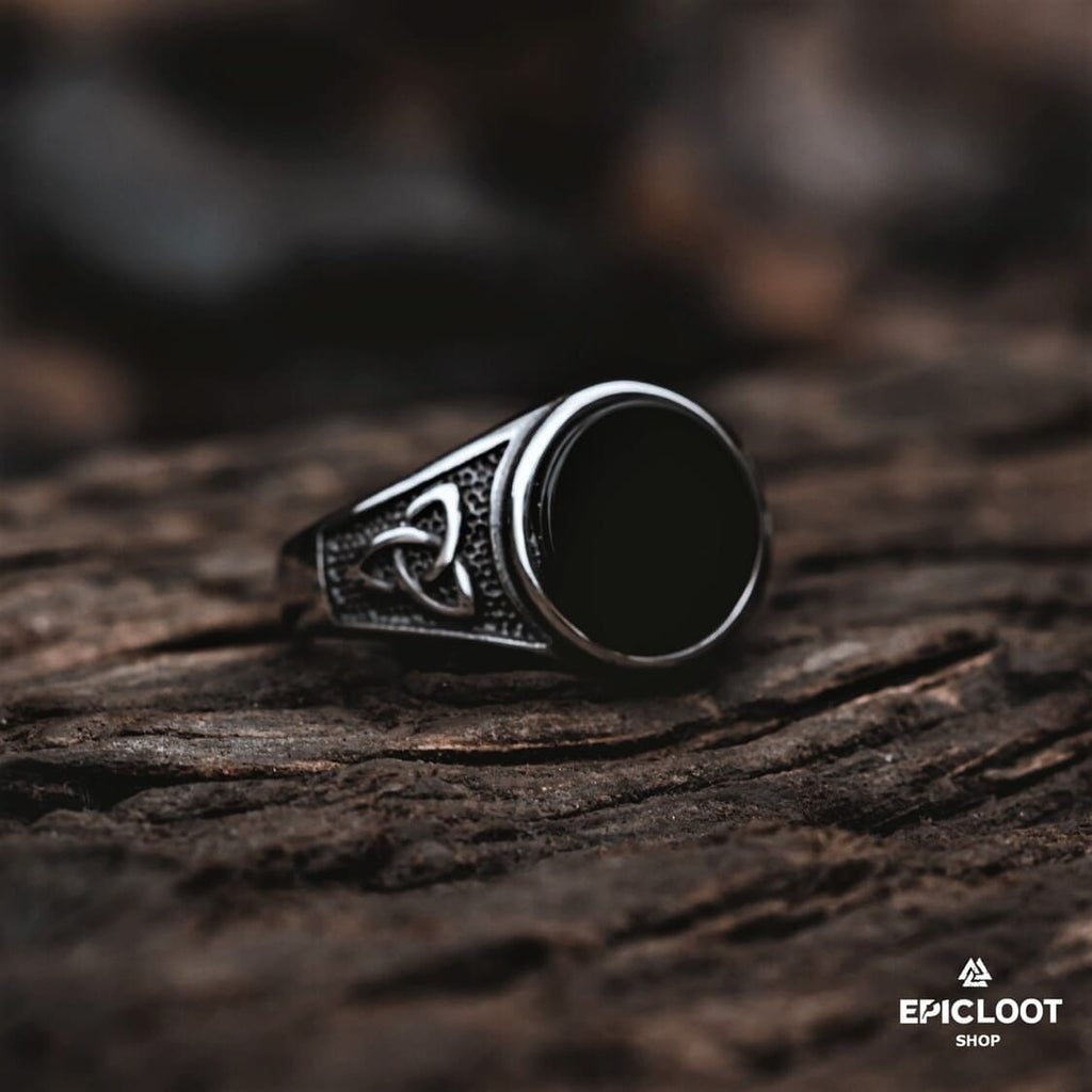 Celtic Trinity Knot Stainless Steel Ring
