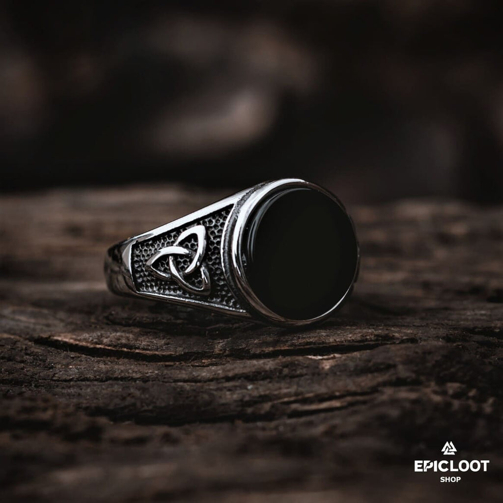 Celtic Trinity Knot Stainless Steel Ring