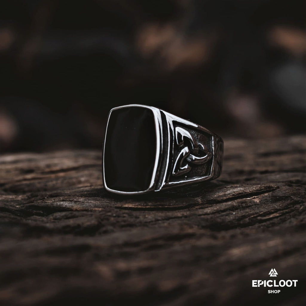 Stainless Steel Celtic Trinity knot Ring