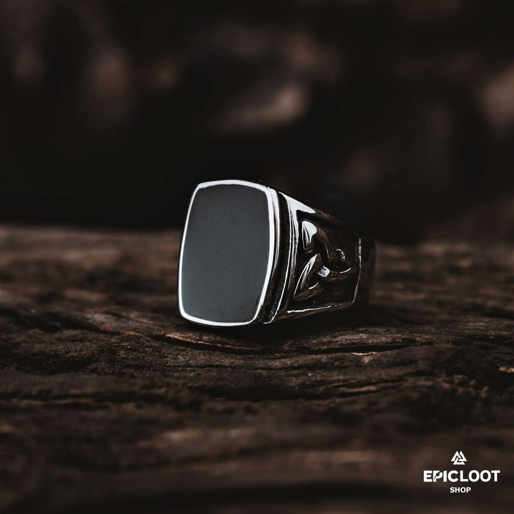 Stainless Steel Celtic Trinity knot Ring
