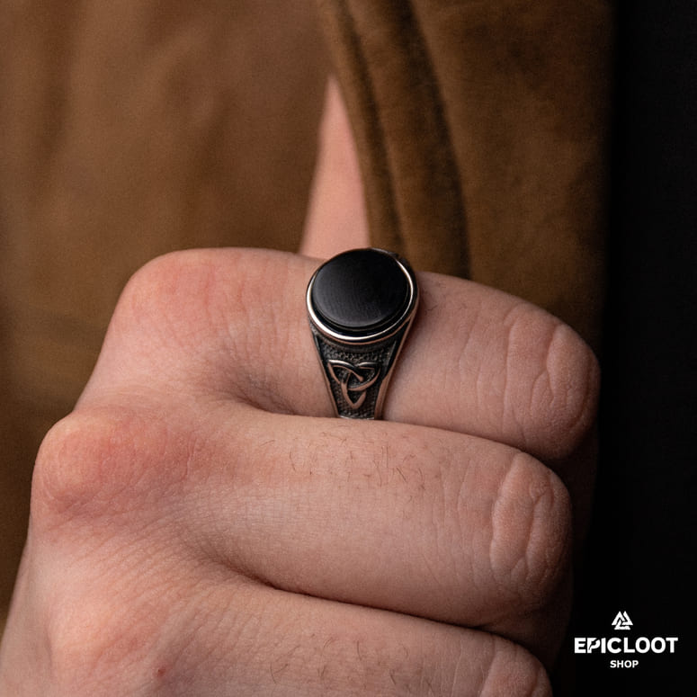 Celtic Trinity Knot Stainless Steel Ring