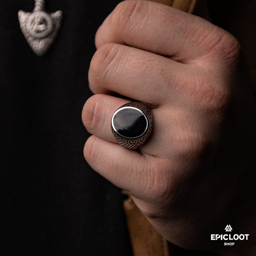 Decorative Nordic Stainless steel Ring