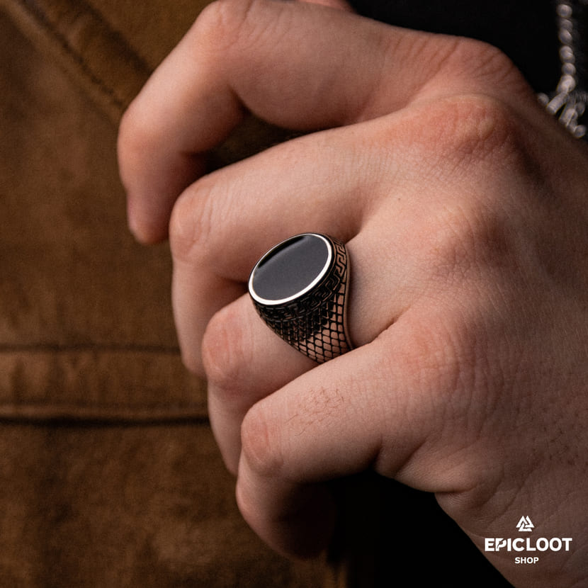 Decorative Nordic Stainless steel Ring