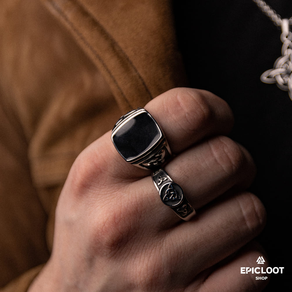 Stainless Steel Celtic Trinity knot Ring