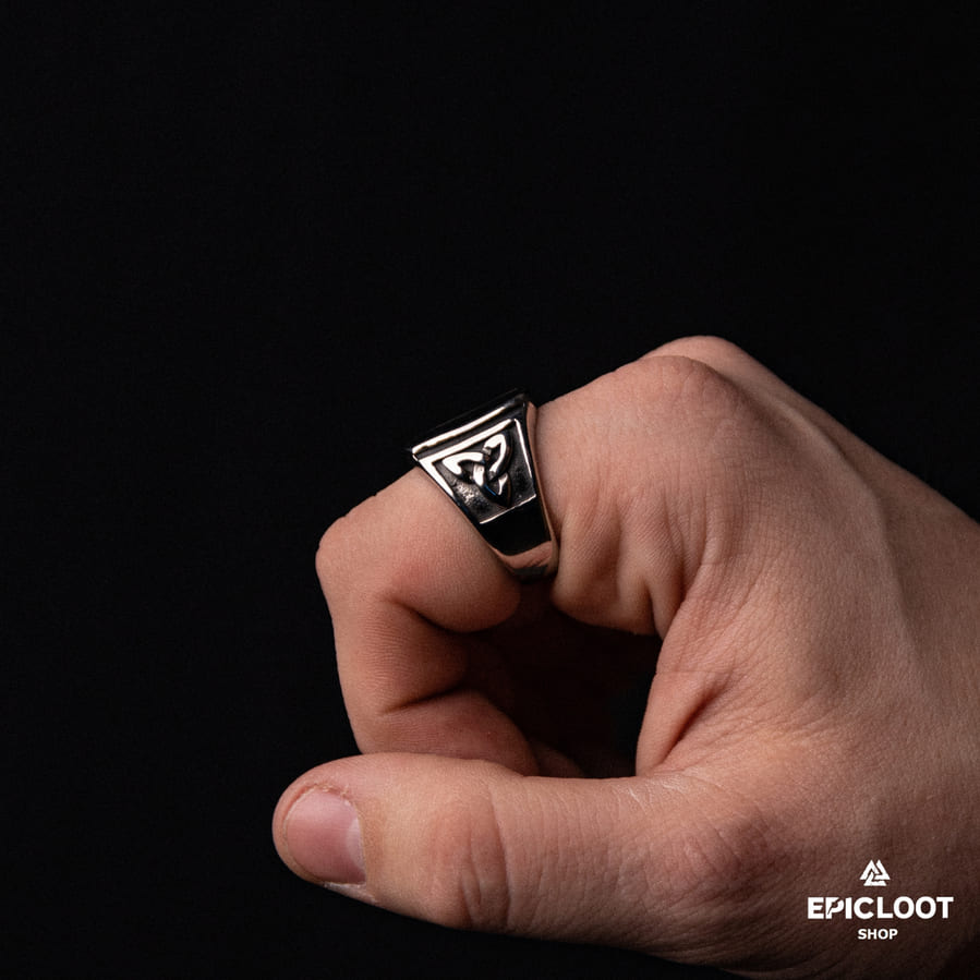 Stainless Steel Celtic Trinity knot Ring