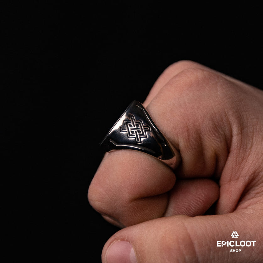 Norse Symbol Stainless Steel Vegvisir Ring