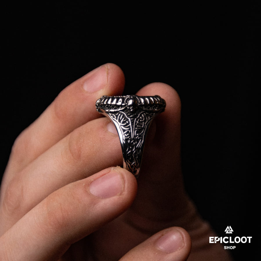 Norse Symbol The helm of awe Ring