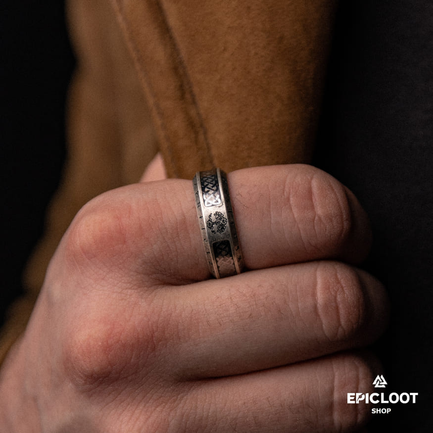 Yggdrasil Runic Ring