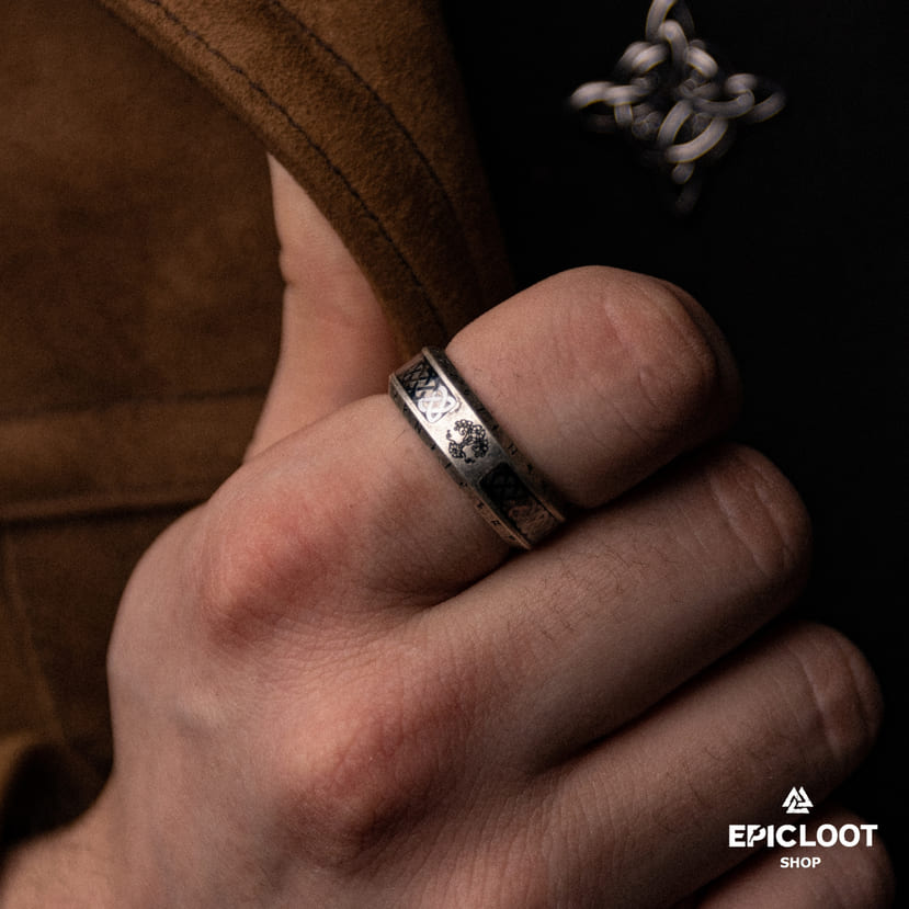 Yggdrasil Runic Ring