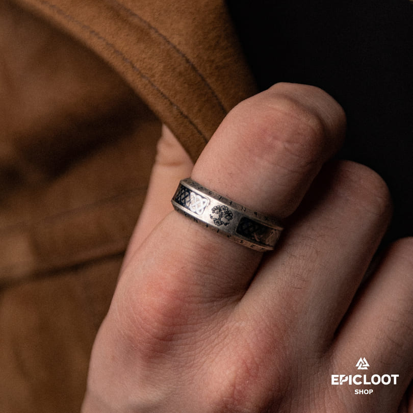 Yggdrasil Runic Ring