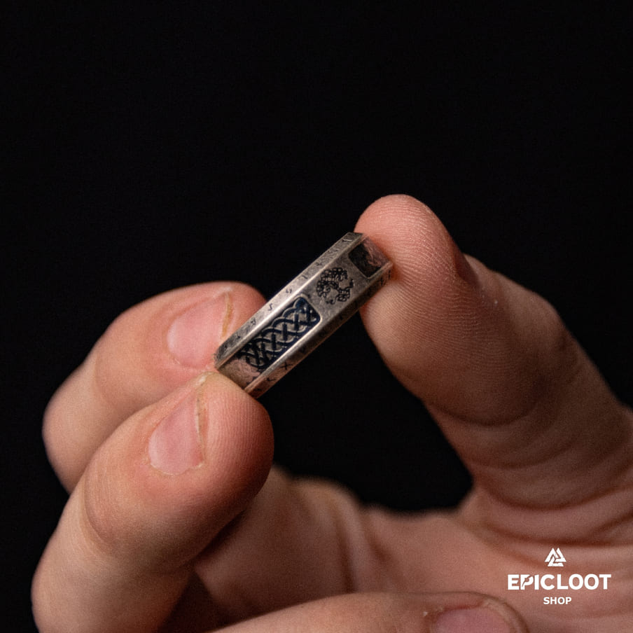 Yggdrasil Runic Ring