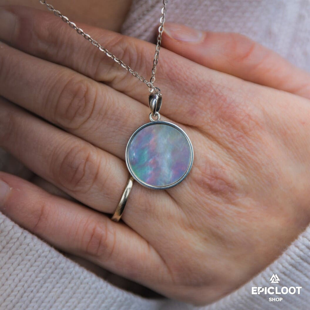 Yggdrasil White stone Necklace