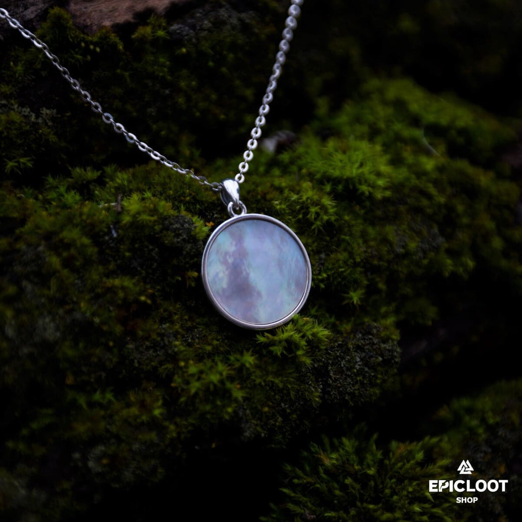 Yggdrasil White stone Necklace