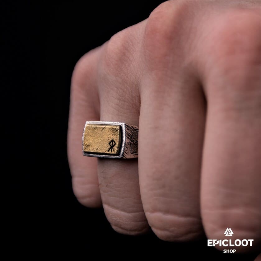 925 Silver Magical Rune Nordic Ring