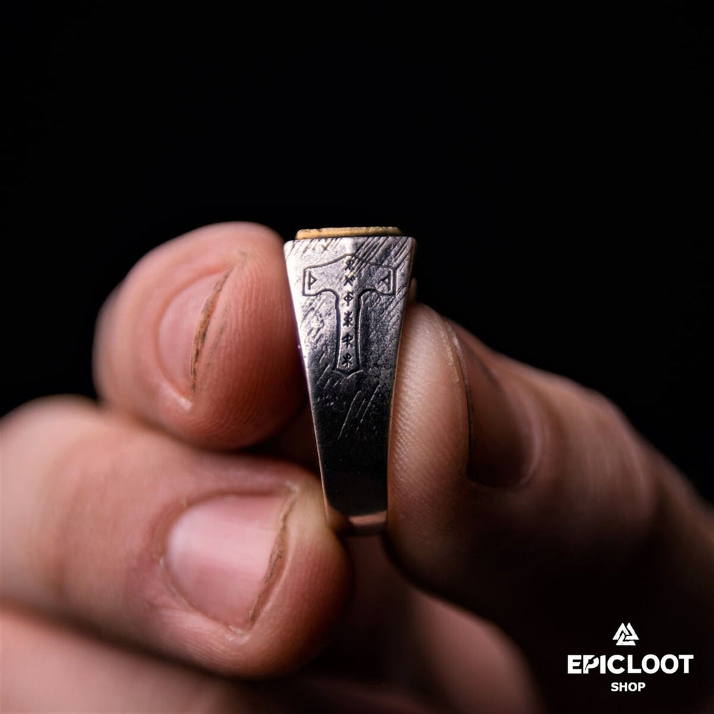925 Silver Magical Rune Nordic Ring