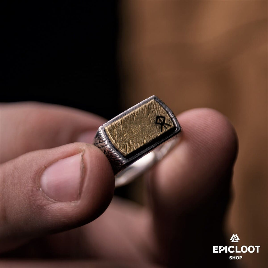 925 Silver Magical Rune Nordic Ring