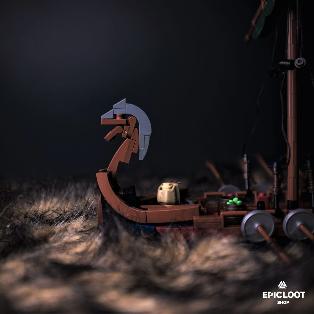Drakkar Longship Model Building Kit - A Journey into Viking History