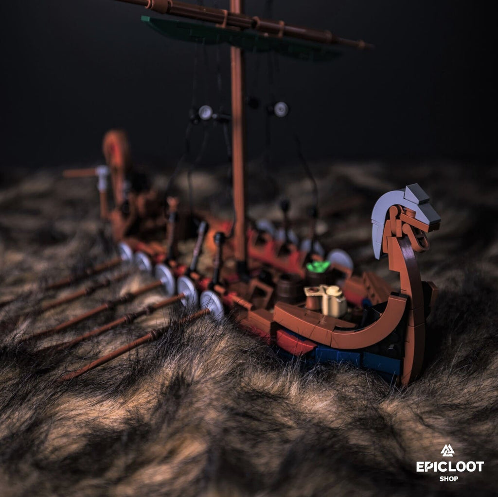 Drakkar Longship Model Building Kit - A Journey into Viking History