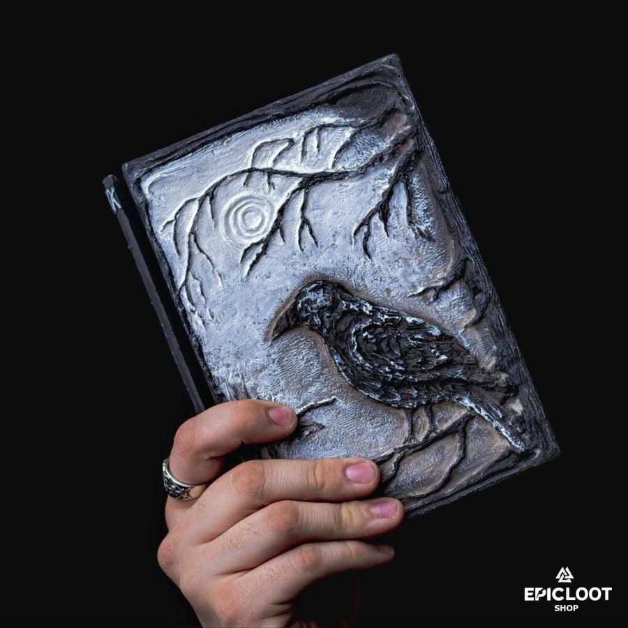 3D Raven Journal Book - Hand Painted