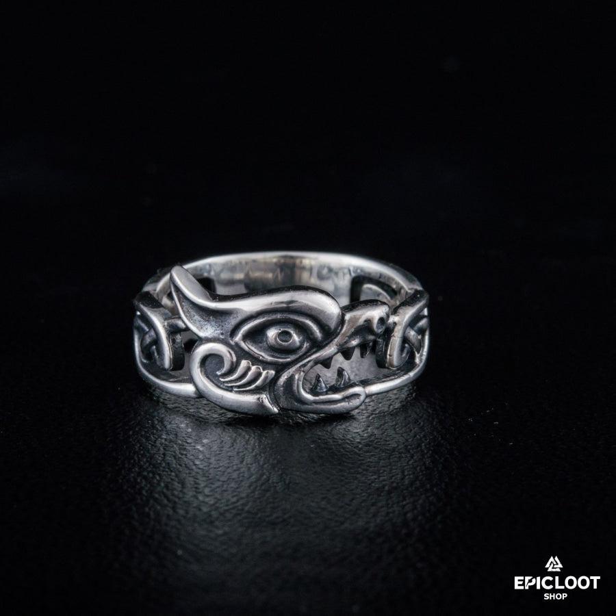 925 silver Fenrir Ring