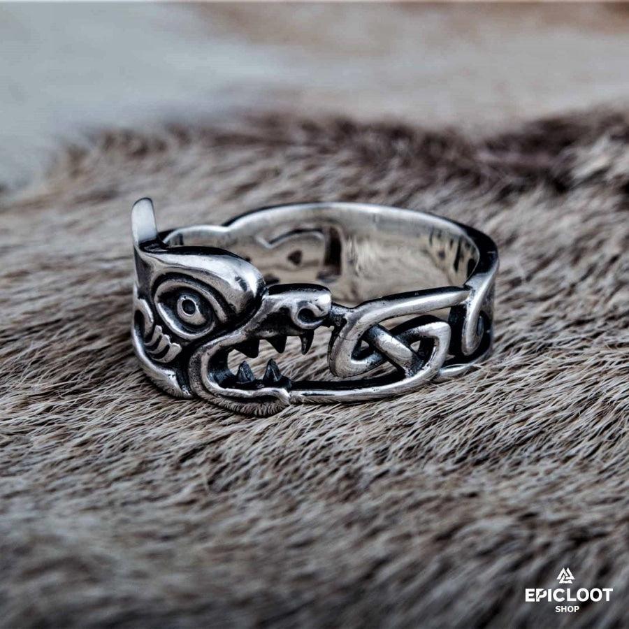 925 silver Fenrir Ring