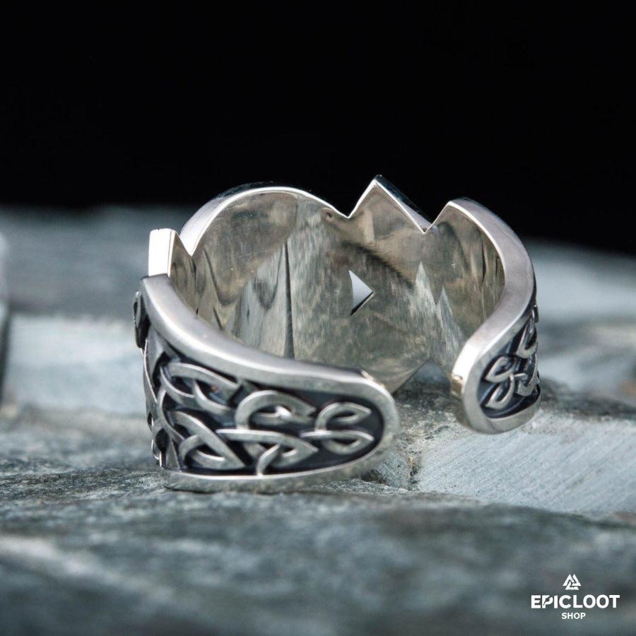 925 silver Helm of Awe Symbol Norse Style