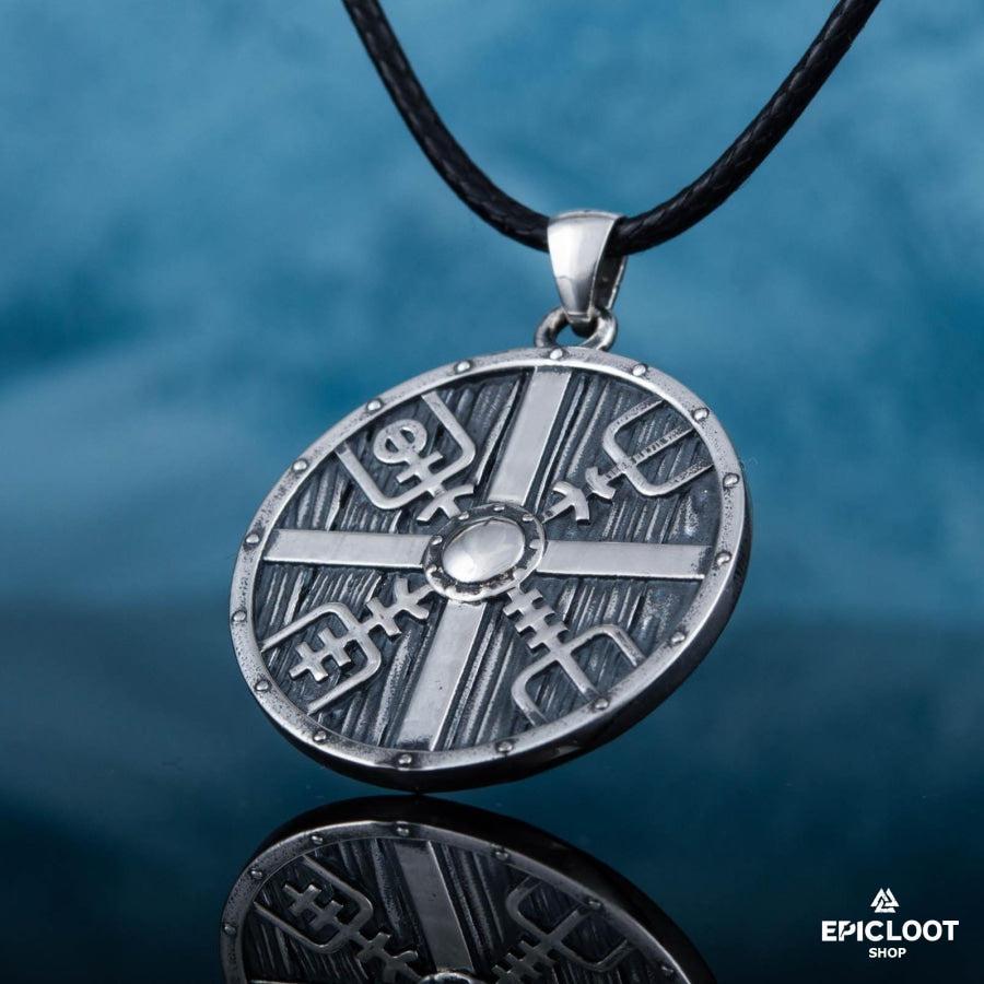 925 Silver Lagertha's Shield Pendant
