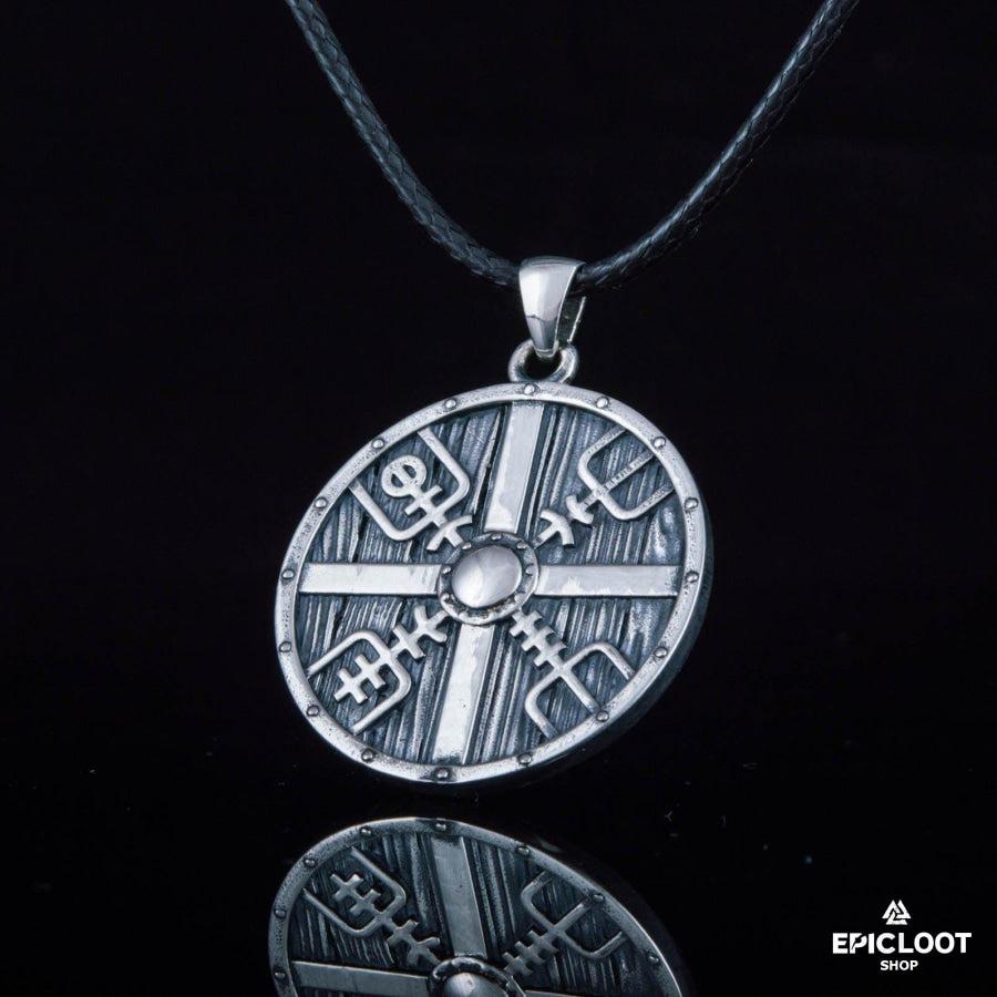 925 Silver Lagertha's Shield Pendant