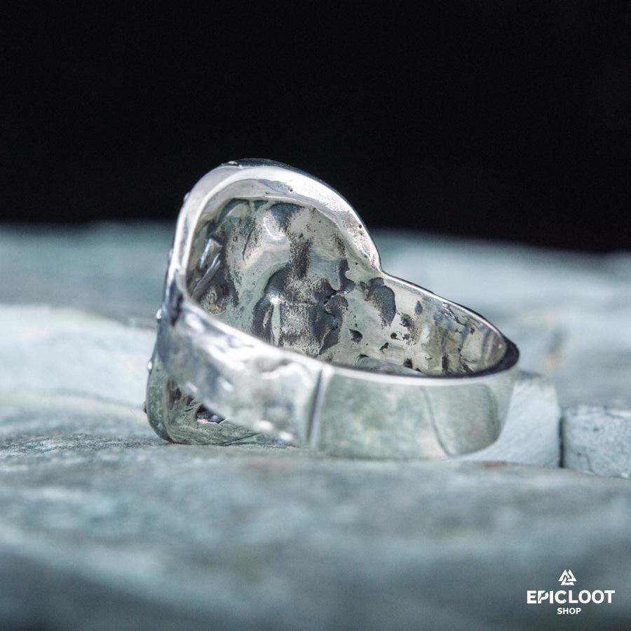 925 silver Lagertha's Shield Ring