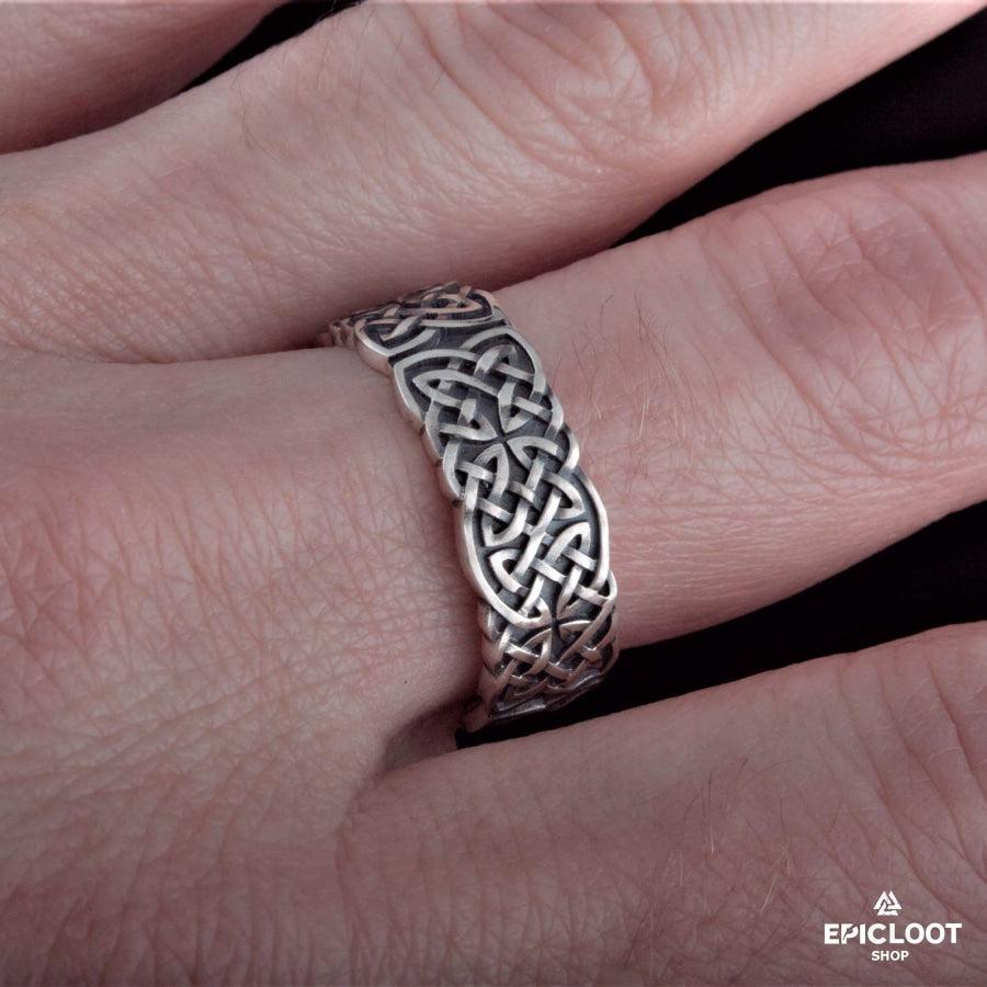 925 silver Norse Ornament Ring