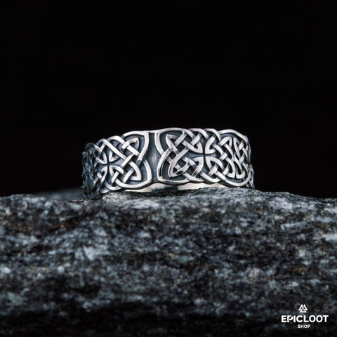 925 silver Norse Ornament Ring